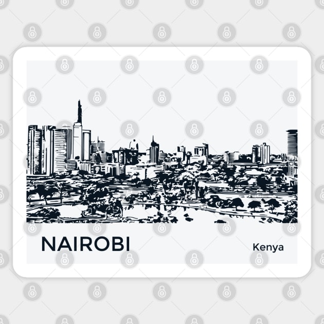 Nairobi Kenya Sticker by Lakeric